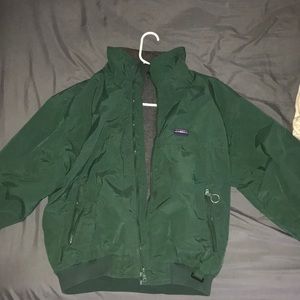 VINTAGE White Sierra Green Bomber Jacket (Lined)